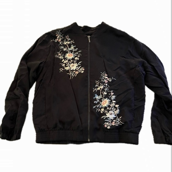 a. moss Jackets & Blazers - A. Moss Floral Embroidered Jacket, Size M